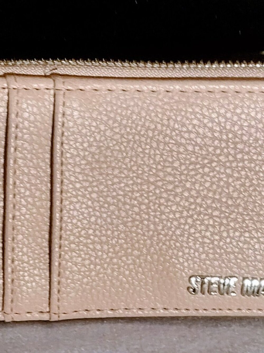 Steve Madden Pink Textured Cardholder Wallet